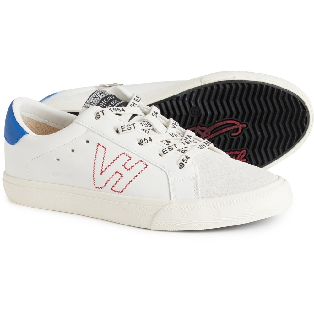 Vintage Havana Girls Vita Sneakers Leather White Grey Cobalt Casual Shoes